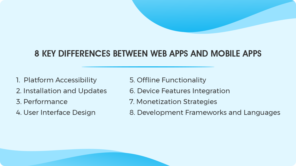 Cracking the Code: Exploring the 8 Key Differences Between Web Apps and Mobile Apps